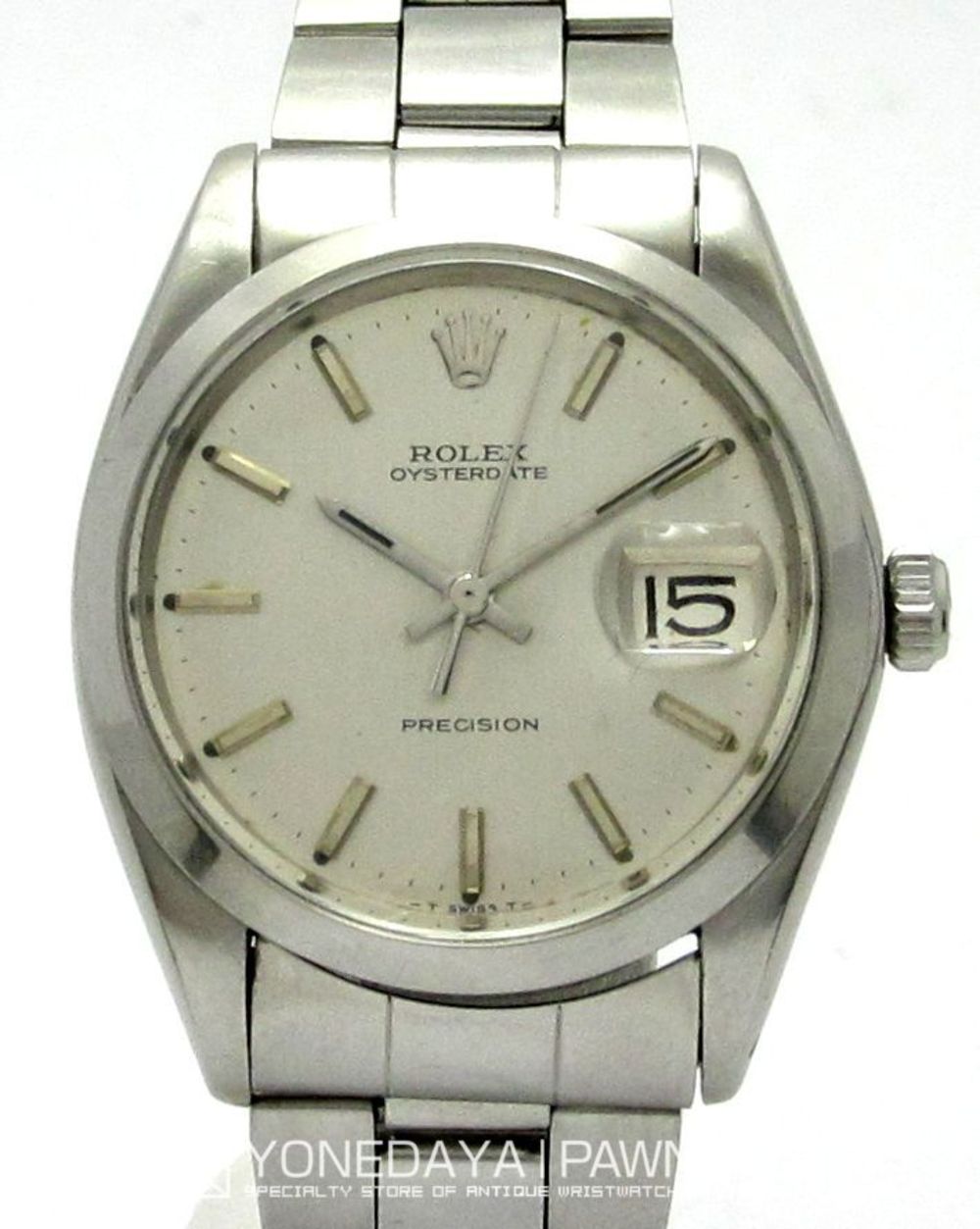 ロレックス（ROLEX） オイスター デイト プレシジョン Rfe-6694 Sir-2298※※※（1967年製）  手巻機械式ムーブ（cal.1210）|ロレックス・アンティーク腕時計 中古品販売買取なら大阪 米田屋