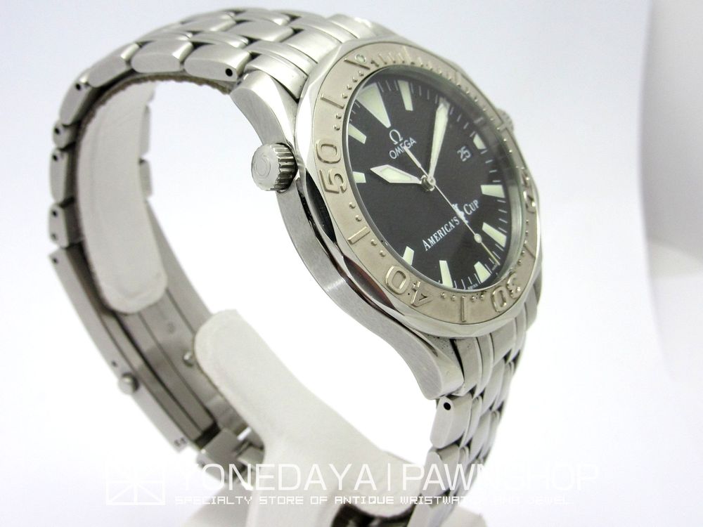 オメガ（OMEGA） ”限定アメリカズカップ” シーマスター 18WG無垢