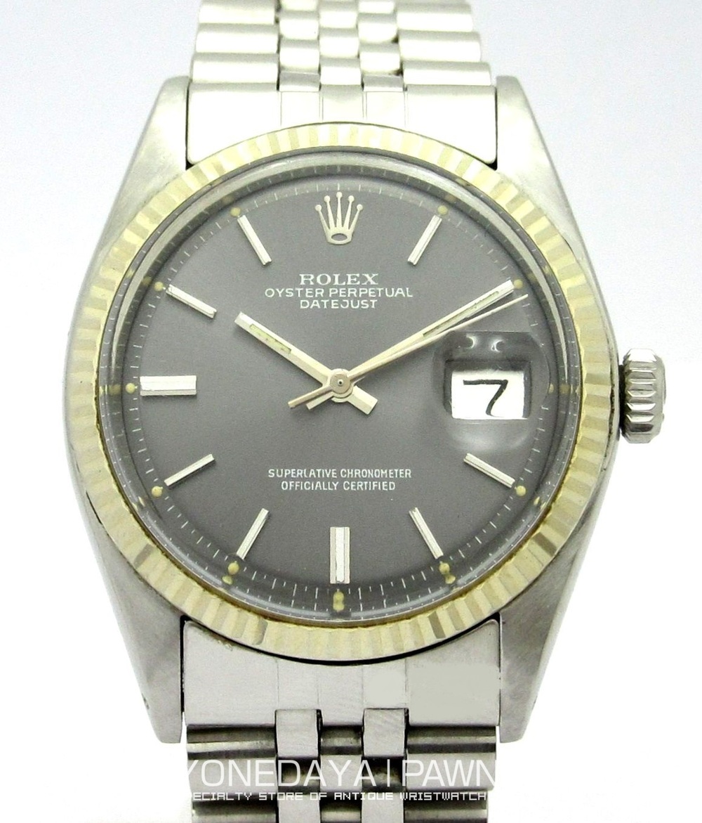 ロレックス(ROLEX) 71s グレーカラーダイヤル デイトジャスト Ref