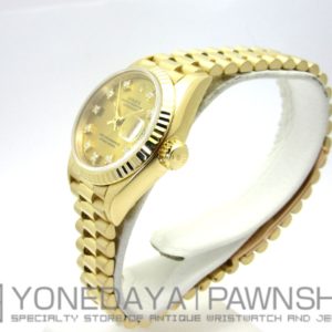 ロレックス（ROLEX） ”レディー デイトジャスト” K18YG無垢