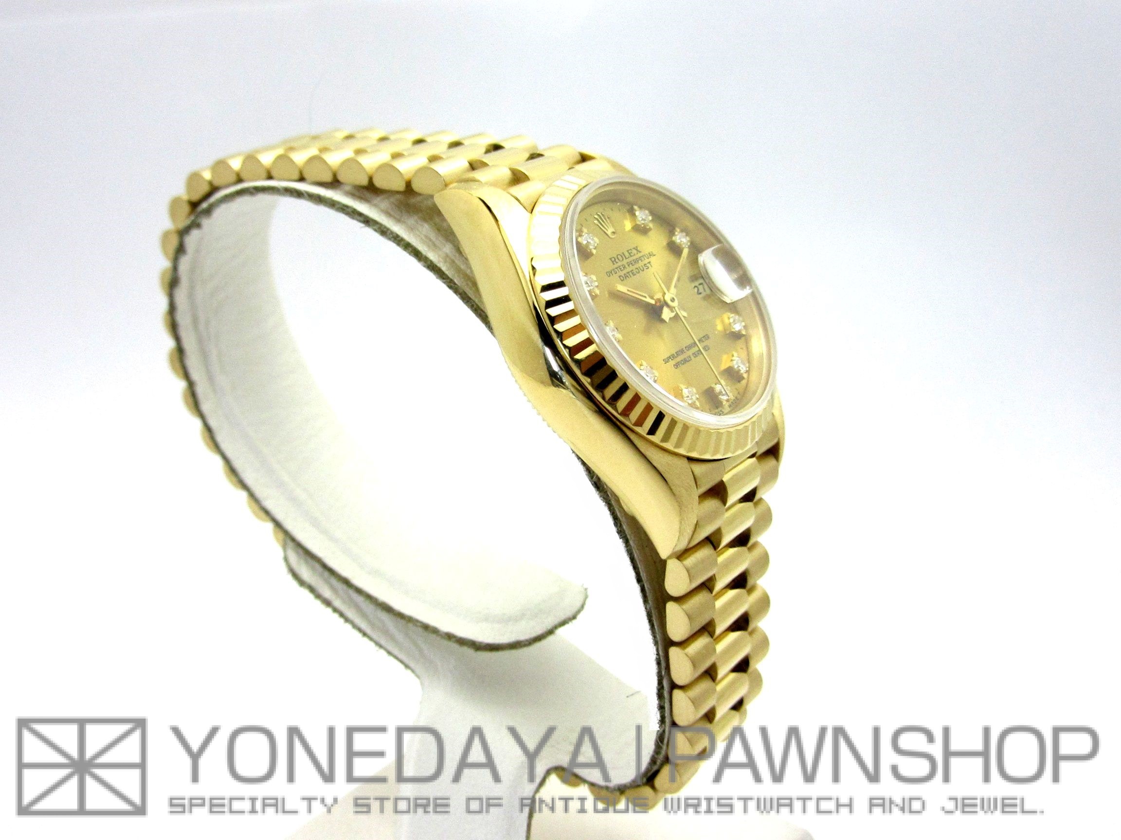 ロレックス(ROLEX) ”レディー デイトジャスト” K18YG無垢 Ref ロレックス(ROLEX) ”レディー デイトジャスト” K18YG無垢 Ref