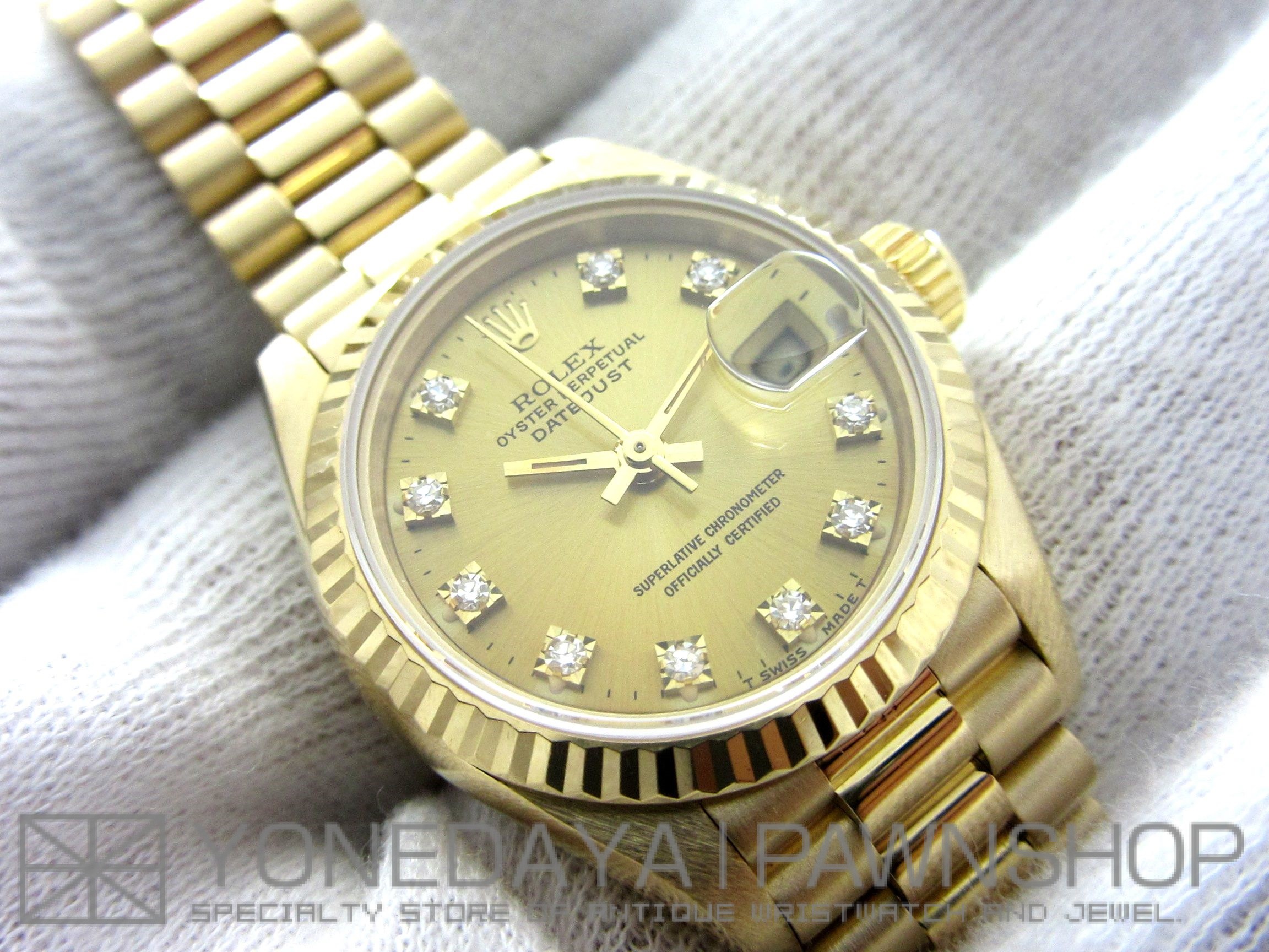 ロレックス(ROLEX) ”レディー デイトジャスト” K18YG無垢 Ref ロレックス(ROLEX) ”レディー デイトジャスト” K18YG無垢 Ref
