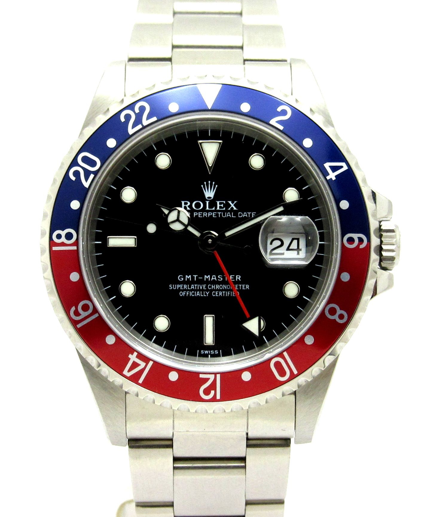 ロレックス（ROLEX） ”ペプシ ベゼル” GMTマスター Ref16700 自動巻