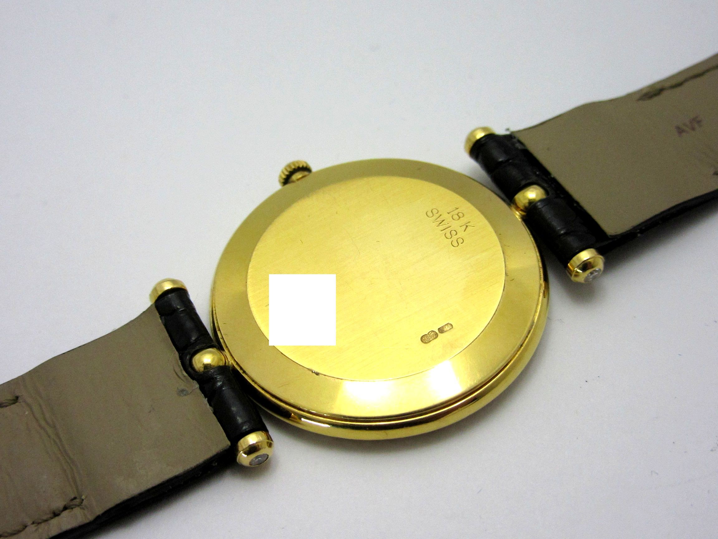 ヴァンクリーフ＆アーペル(VAN CLEEF&ARPELS) クラシック ラウンド LM K18YG無垢 ダイヤモンドベゼル メンズ|ロレックス・アンティーク腕時計 中古品販売買取なら大阪 米田屋