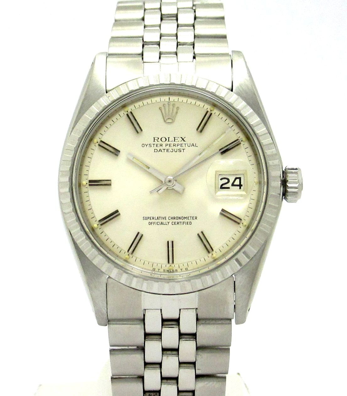 ロレックス（ROLEX） ”国内正規品 付属品完品 Ref-1603” エングレーブ ...