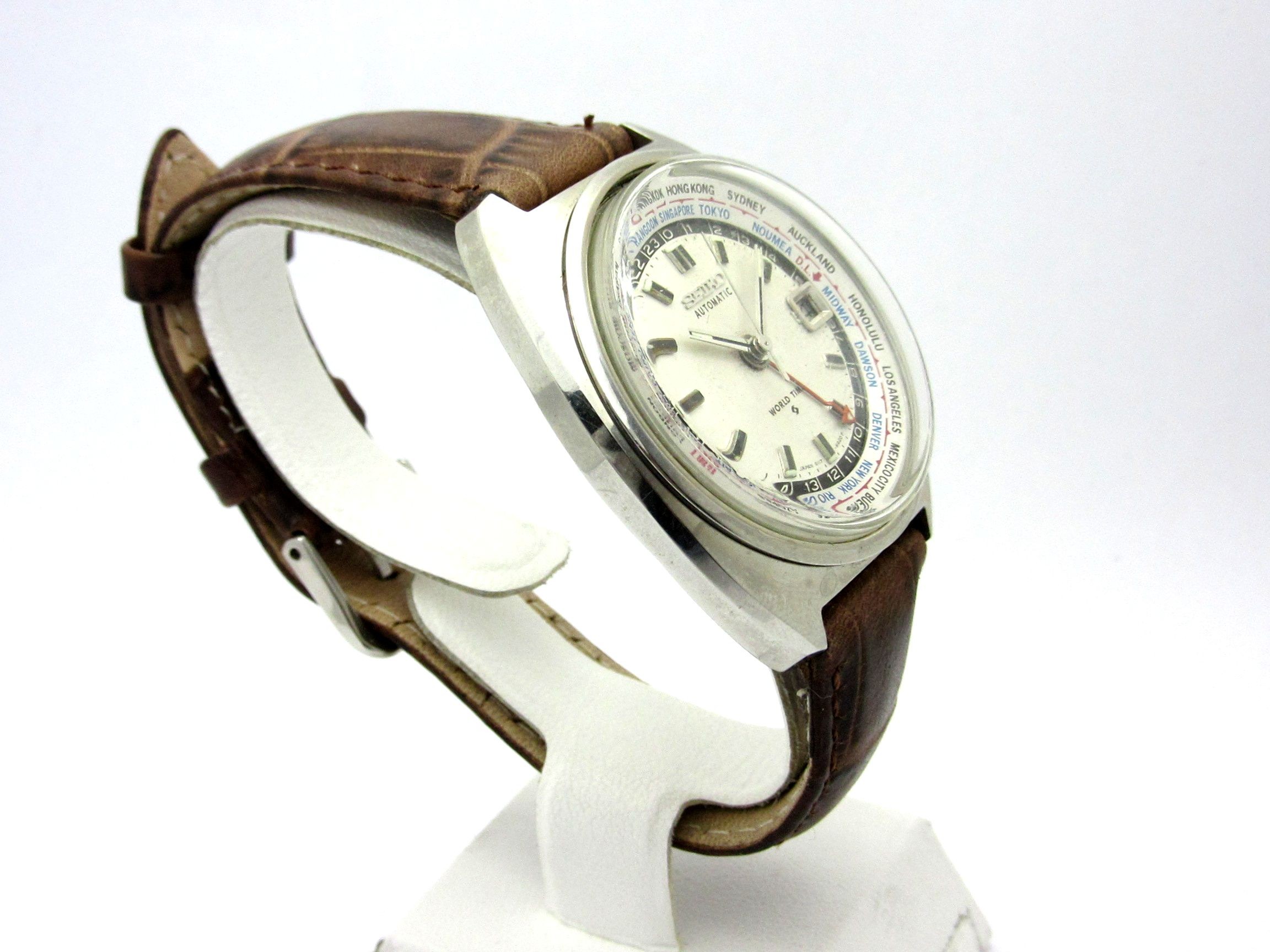 セイコー 1970s ”ワールドタイマー サードモデル” Ref-6117-6400 自動巻機械式ムーブ|ロレックス・アンティーク腕時計 中古