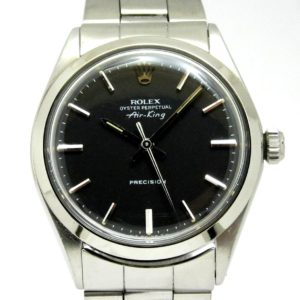 ROLEX 5500 Air-King 純正 文字盤 マットブラック #2