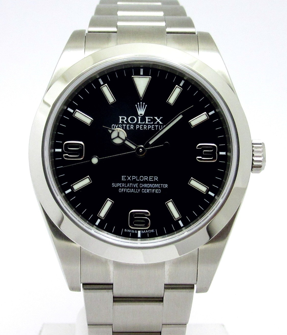 ロレックス ROLEX ”エクスプローラー1 Ref.214270” ランダム番 機械式自動巻ムーブCal.3132  ギャランティカード・内外BOX付属|ロレックス・アンティーク腕時計 中古品販売買取なら大阪 米田屋