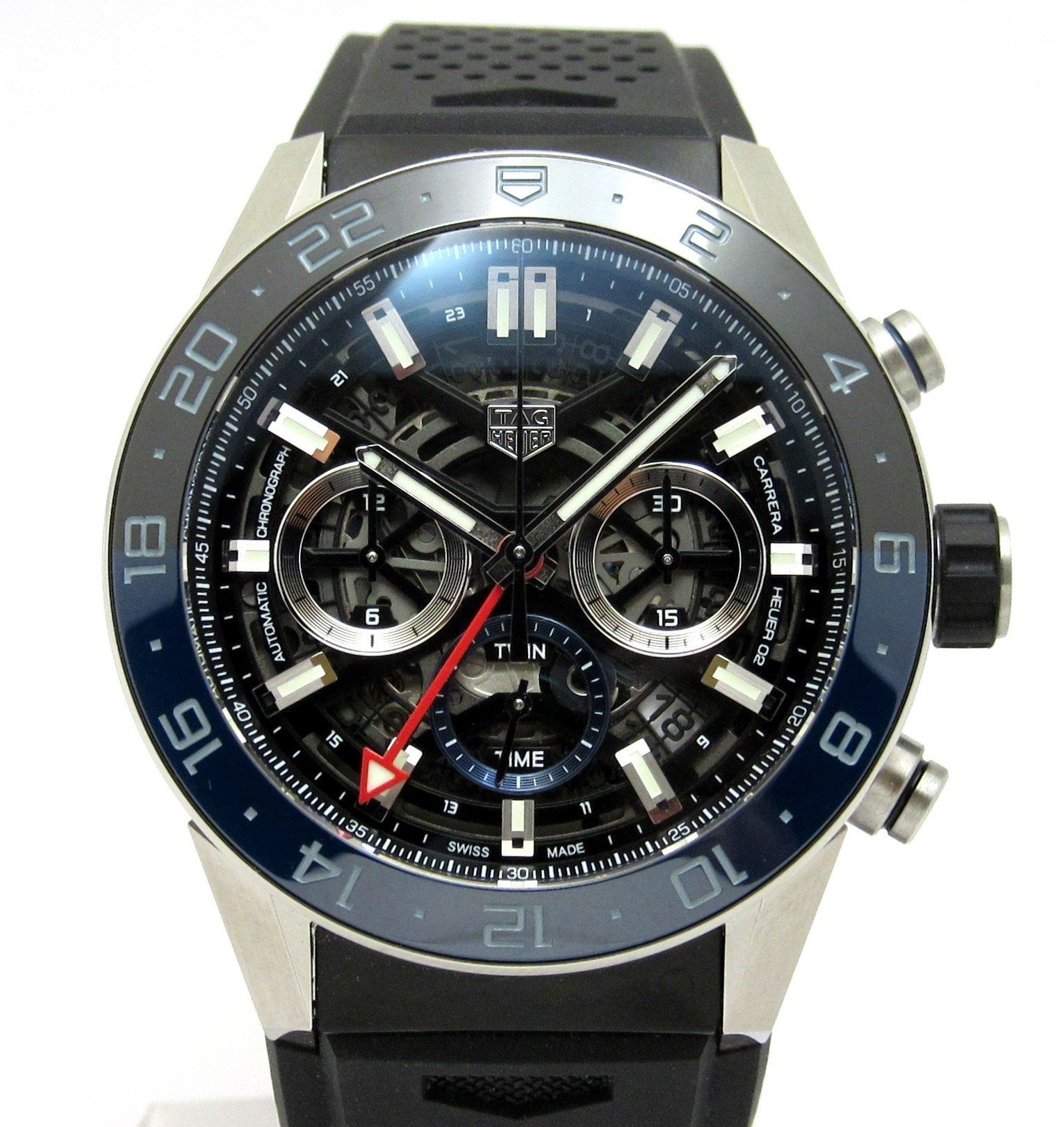 タグ・ホイヤー TAG HEUER ”カレラ GMT キャリバー ホイヤー02 Ref 