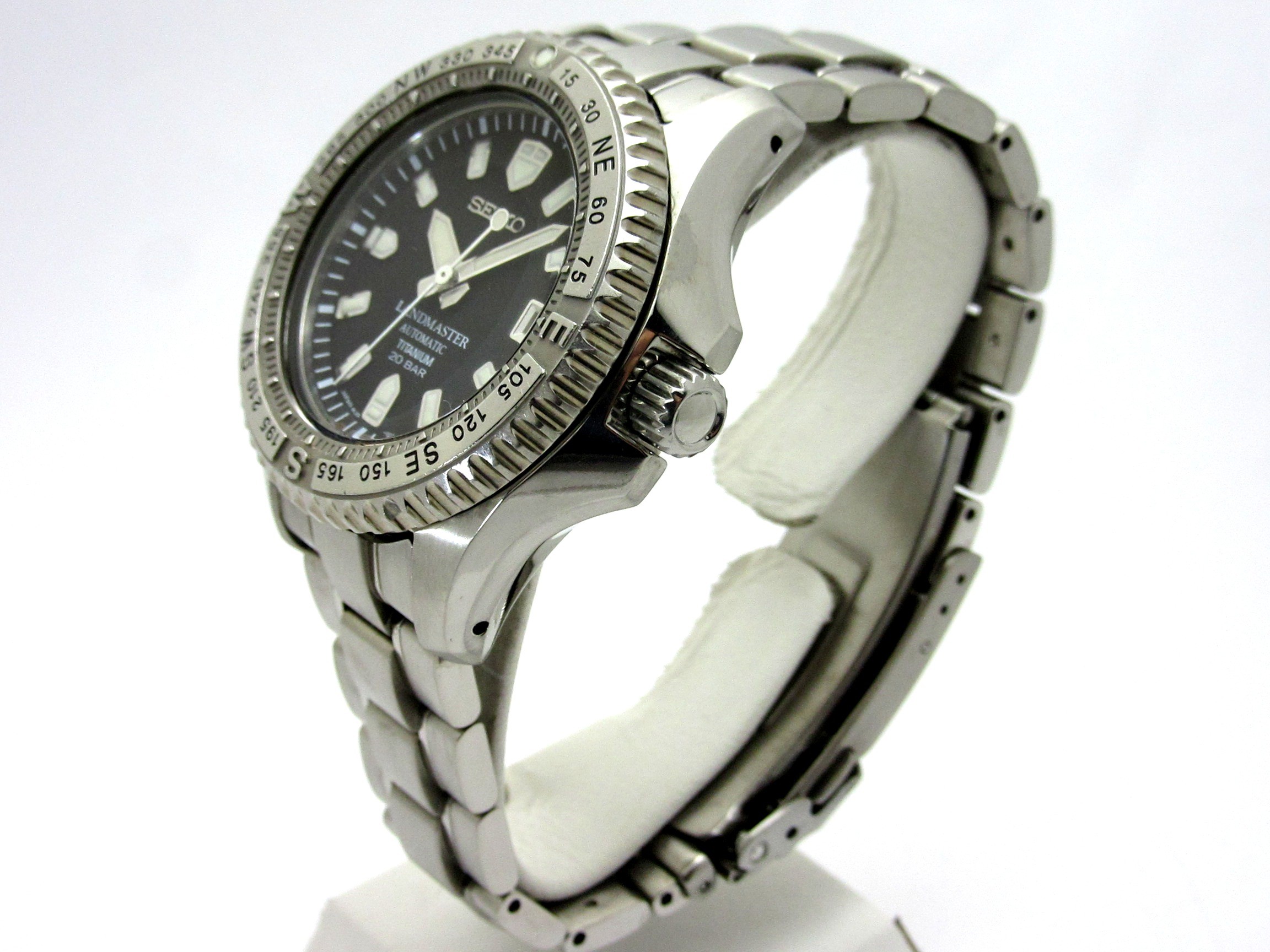 セイコー SEIKO ”プロスペックス ランドマスター SBDX007” 8L35メカニカルキャリバー ブライトチタン製  ワンピースケース|ロレックス・アンティーク腕時計 中古品販売買取なら大阪 米田屋