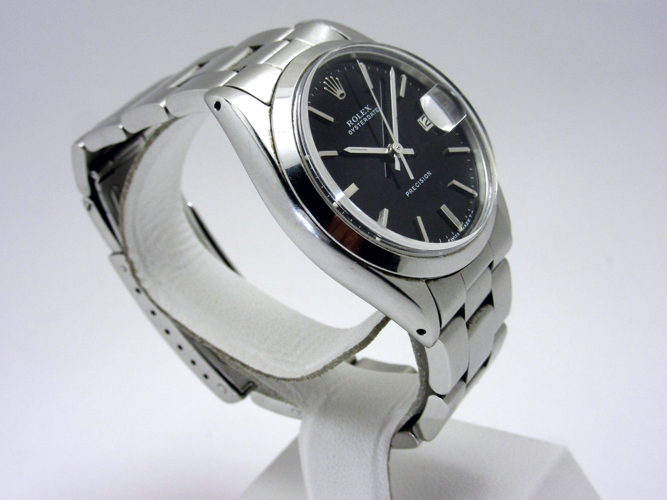 ロレックス ROLEX オイスター デイト プレシジョン ブラック文字
