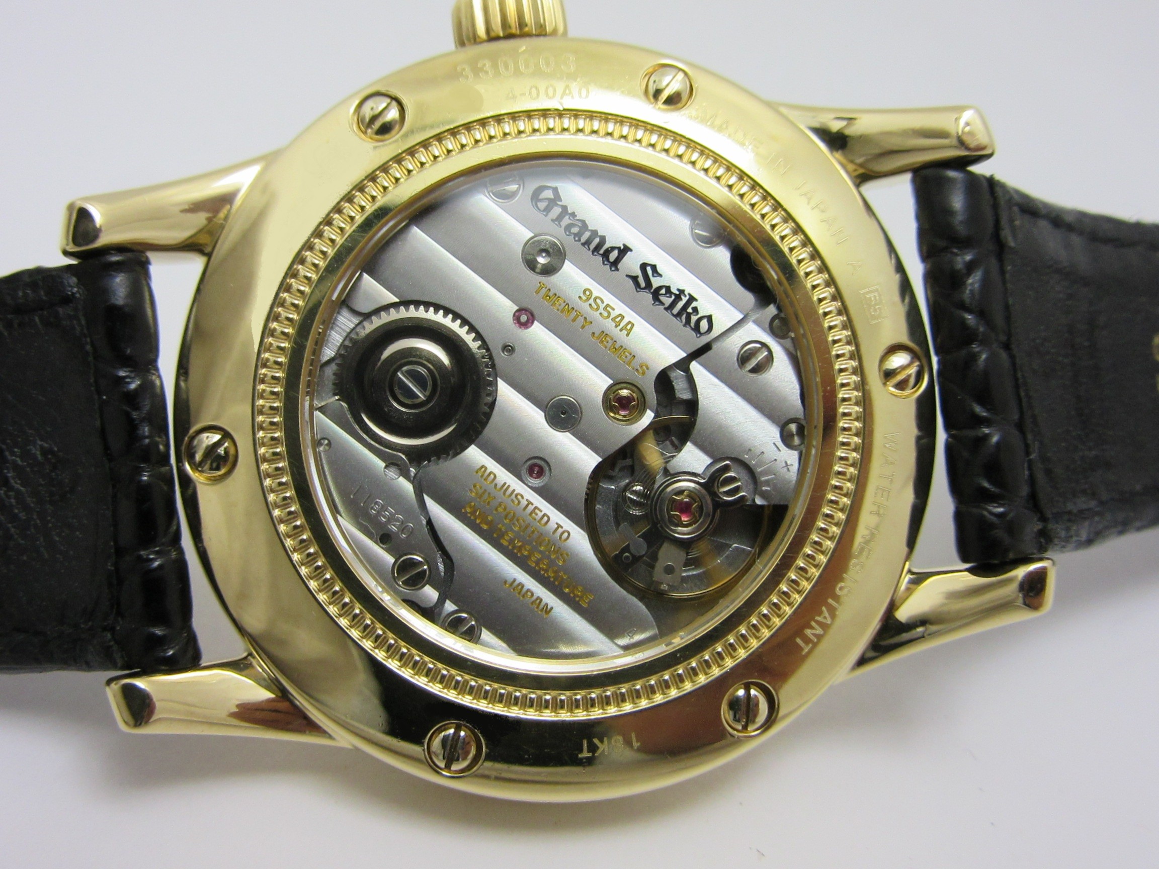 セイコー SEIKO ”グランドセイコー K18YG無垢 マスターショップ