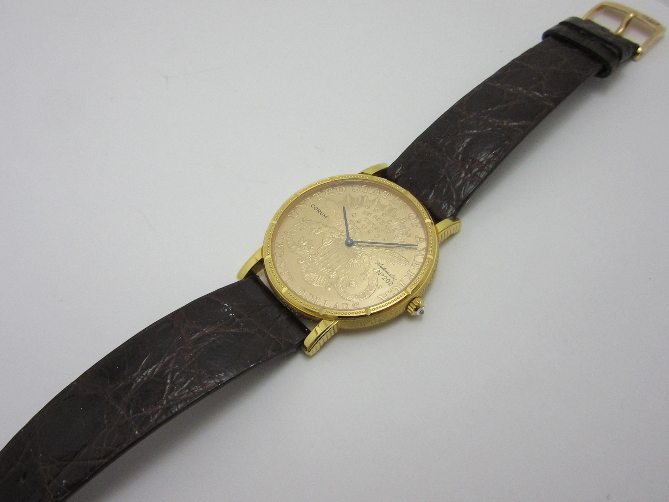 CORUM コルム コインウォッチ 20ドル メンズ 04.0002 18金