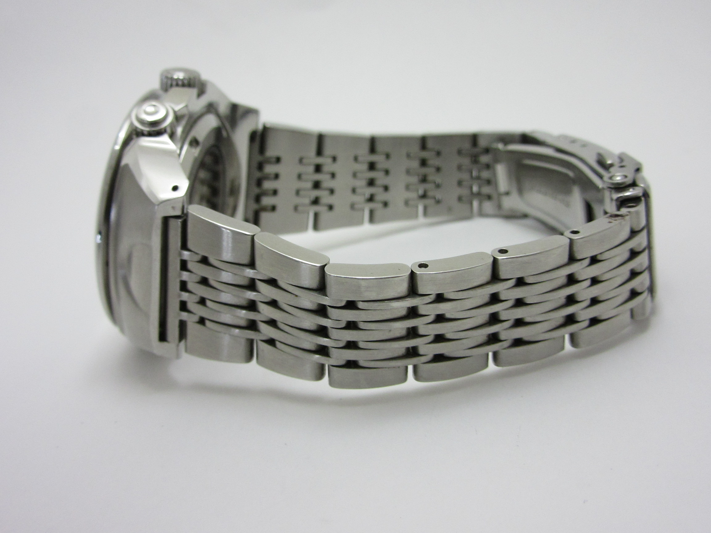 セイコー SEIKO ”メカサス SUS 4S12-0010” ブルー文字盤 GMT仕様 自動巻機械式ムーブ4S12A  |ロレックス・アンティーク腕時計 中古品販売買取なら大阪 米田屋