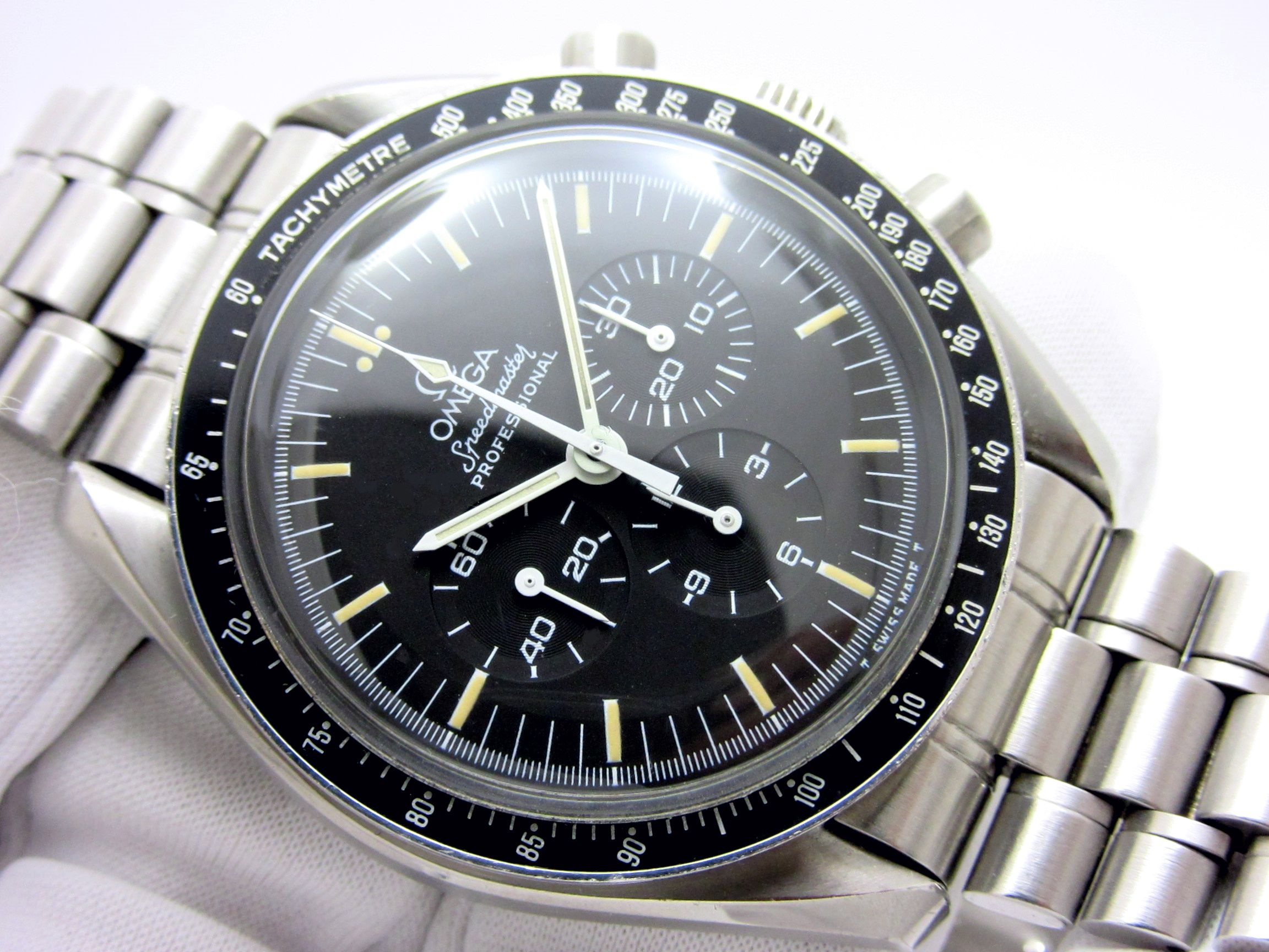 【OMEGA】オメガ スピードマスター プロフェッショナル クロノグラフ 下がりR 段付 cal.861 ST145.022 手巻き メンズ_712848