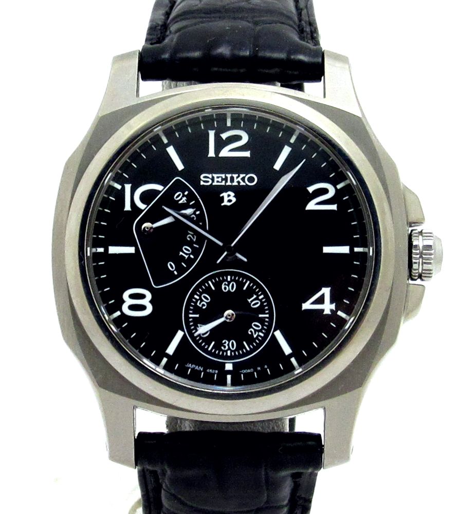 ジャンク セイコー SEIKO SAGN005/4S29-00A0 ブライツ パワーリザーブ スモールセコンド 手巻き メンズ _760253