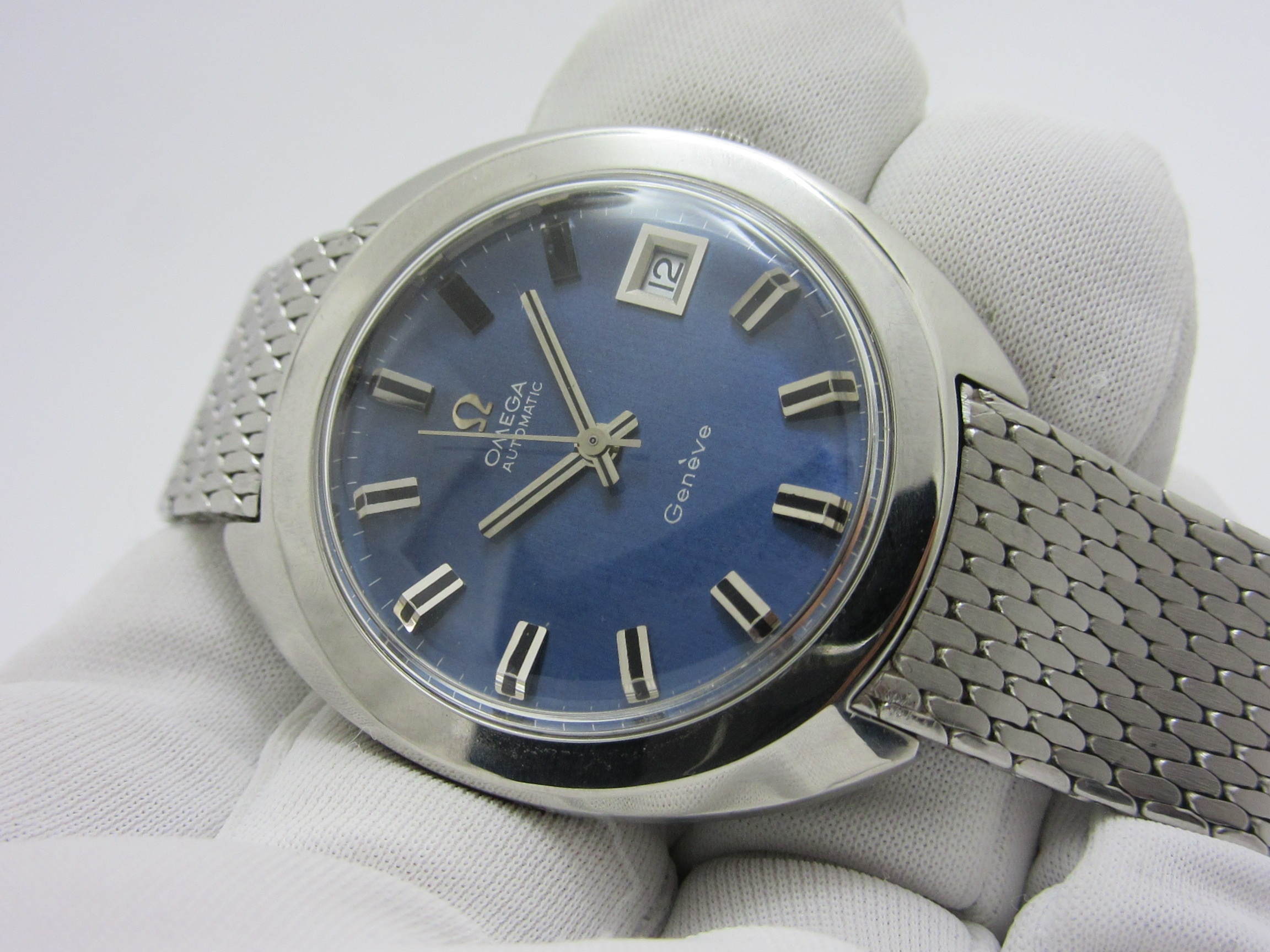 OMEGA オメガ ”ヴィンテージ ジュネーブ ブルー文字盤 Ref-ST166721 OMEGA オメガ ”ヴィンテージ ジュネーブ ブルー文字盤 Ref-ST166721