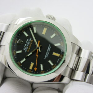 ロレックス ROLEX ”ミルガウス 116400GV” V番(2009年製) 機械式自動巻ムーブCal.3131 ギャランティカード・タグ・.取説・内外BOX付属