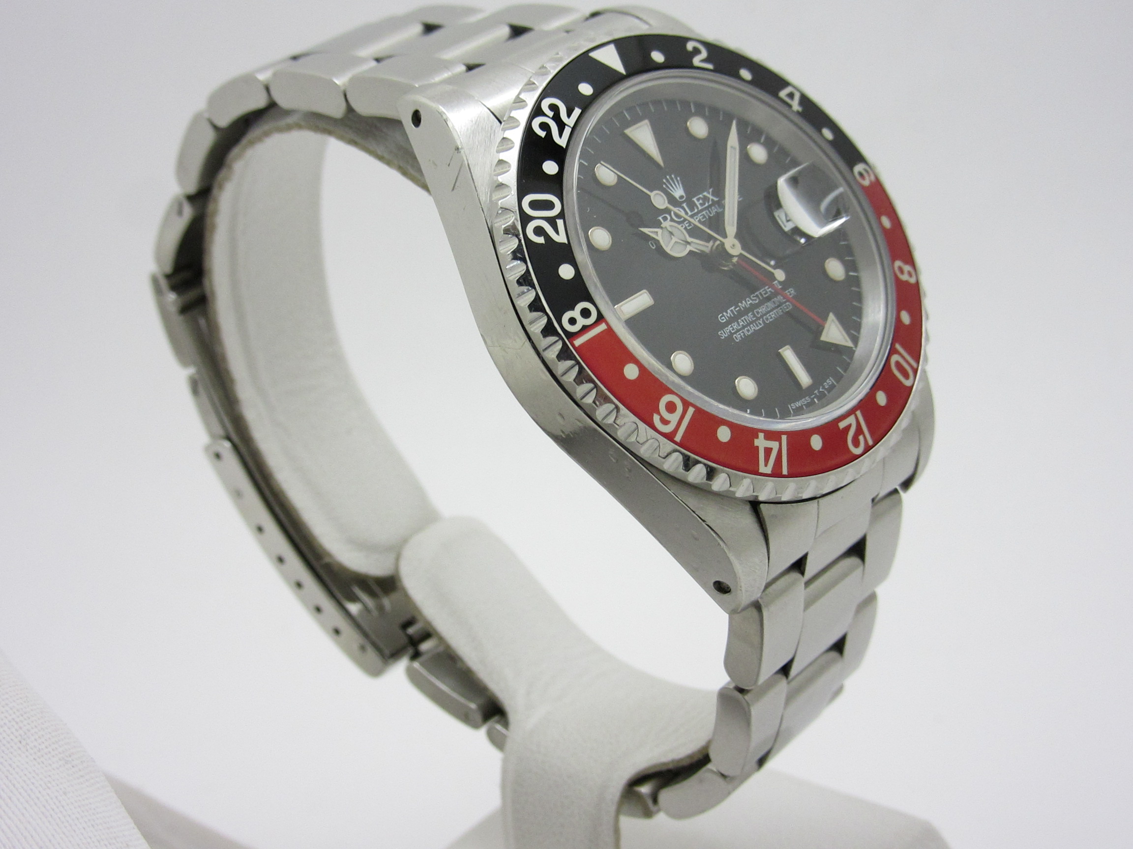 中古品【ROLEX】ロレックス GMTマスターⅡ 16710 X番 オール