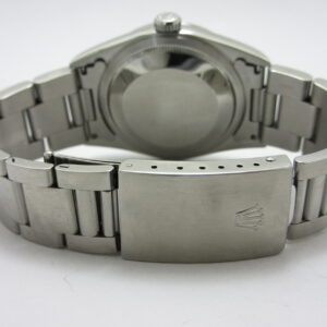 ロレックス　ROLEX　　　”エンジンターンドベゼル　デイトジャスト　ブラックダイヤル　Ref-16220”　　ステンレスベゼル　　　オールトリチウム　　　Sir-T番（1996年製）　　　オイスターブレスレット78360-FF558/B　X1　　弊社にてOH済