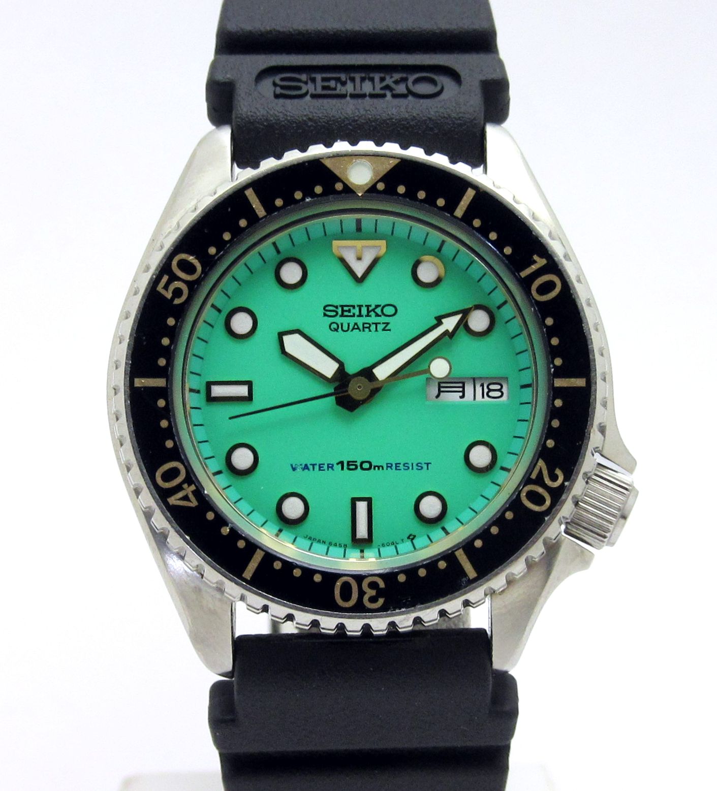 希少・稼働品・SEIKO/セイコー ダイバー 150M ミントグリーン