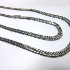 PT850無垢製 50.2g 6面ダブル喜平 60cm ネックレス 造幣局刻印