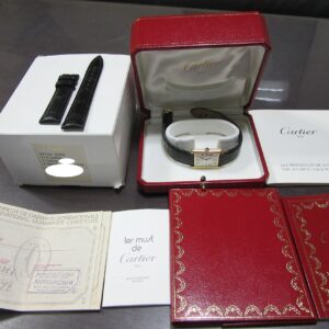 【奇跡のフルセット】18金無垢「カルティエ タンクルイカルティエ」1997年正規ギャラ・内外BOX等完備品が入荷