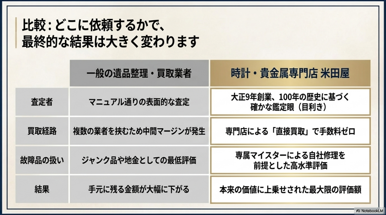 米田屋での【遺品整理・生前整理】のメリット